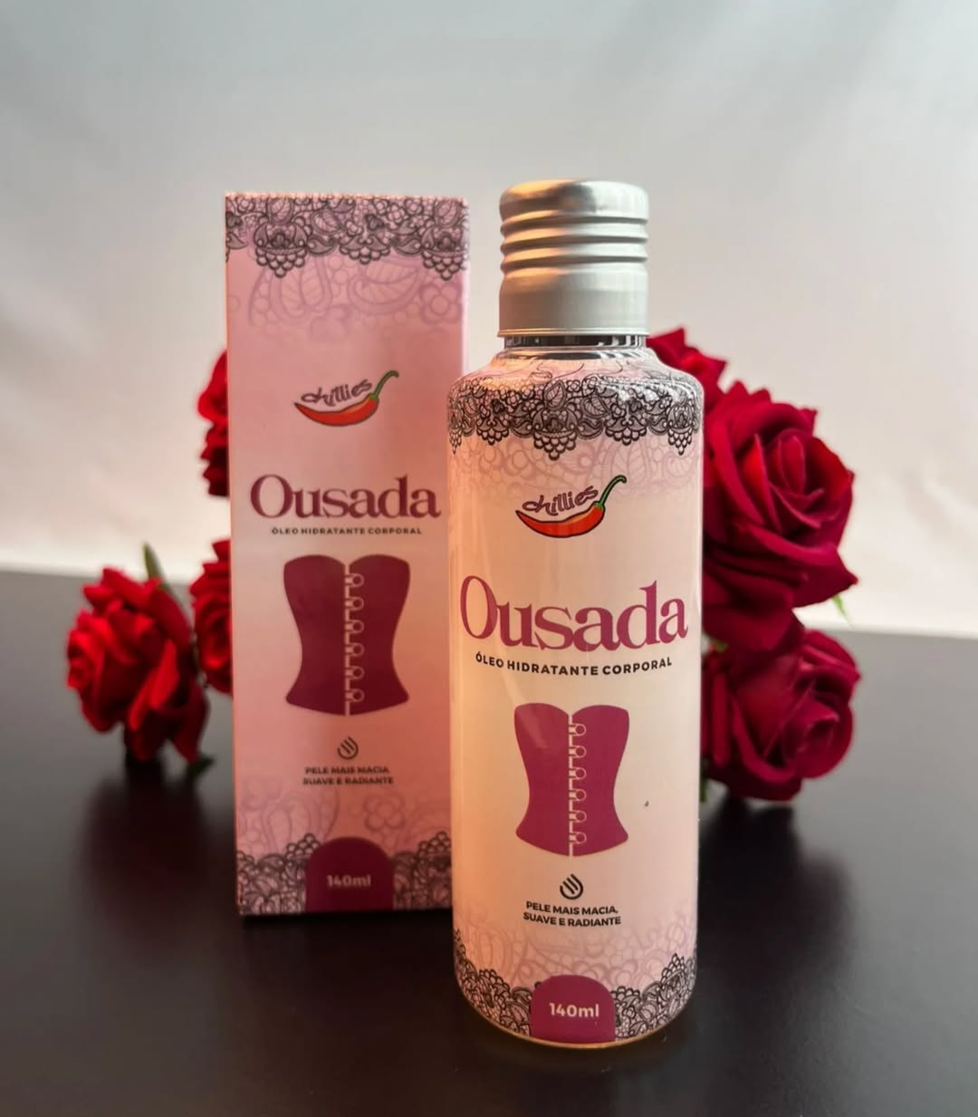 Óleo corporal Hidratante e Sensual Ousada