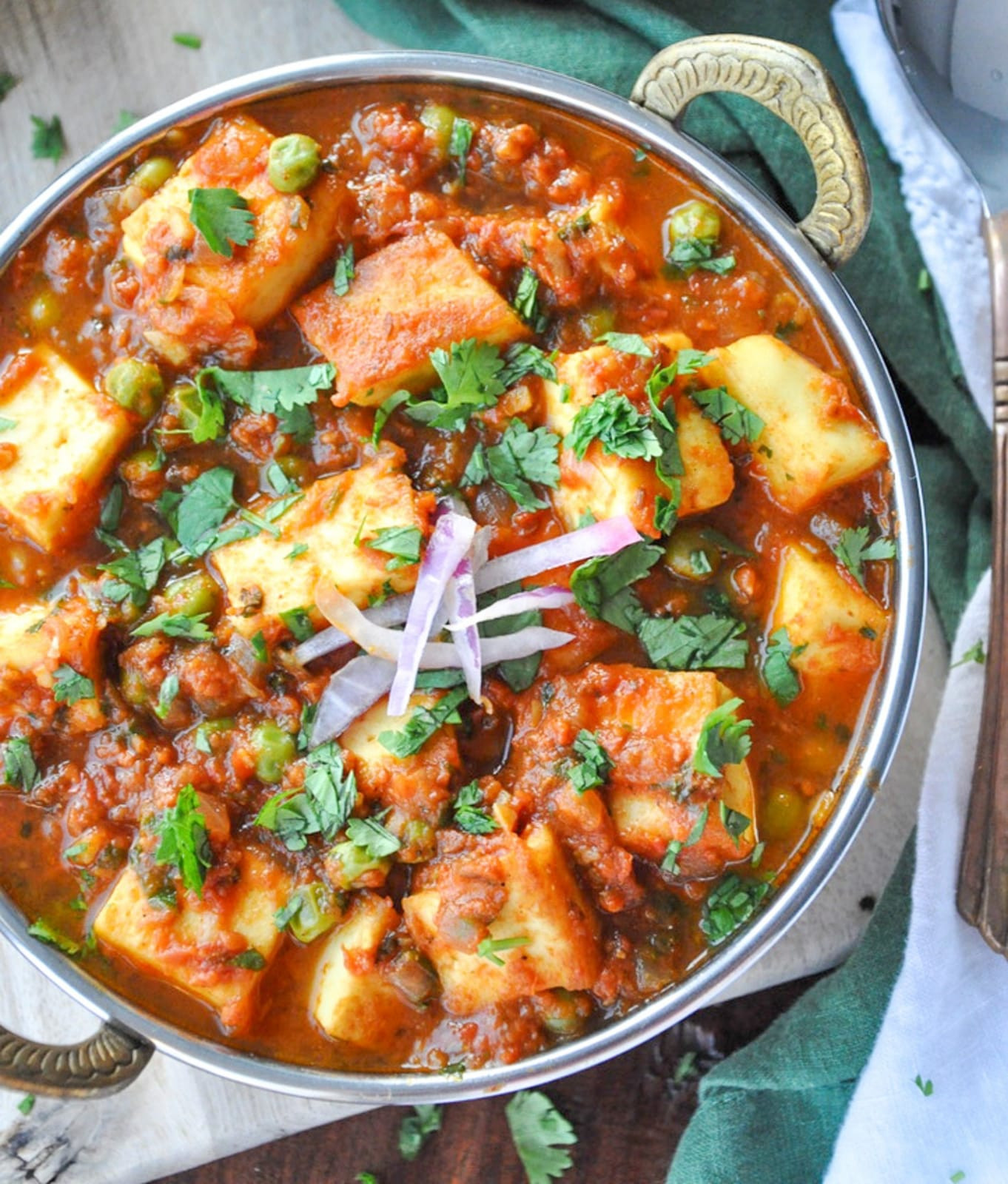 Matar Paneer Pyaza