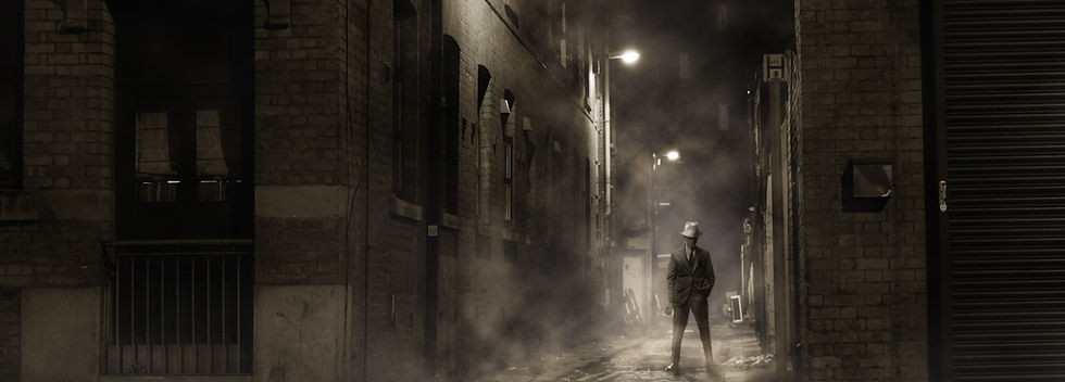 Foggy City Alleyway