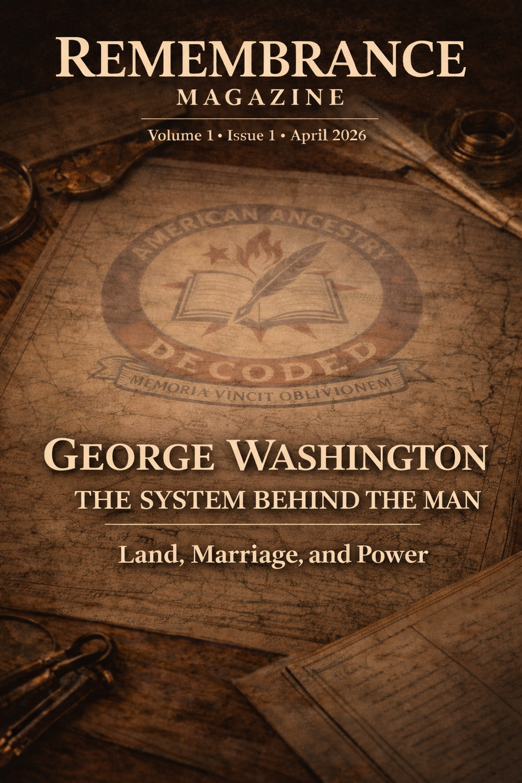 George Washington's life of land and power, a forensic reconstruction