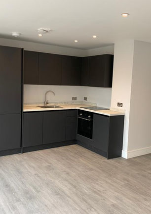 kitchen install and 2nd fixing of new flats in Barnet