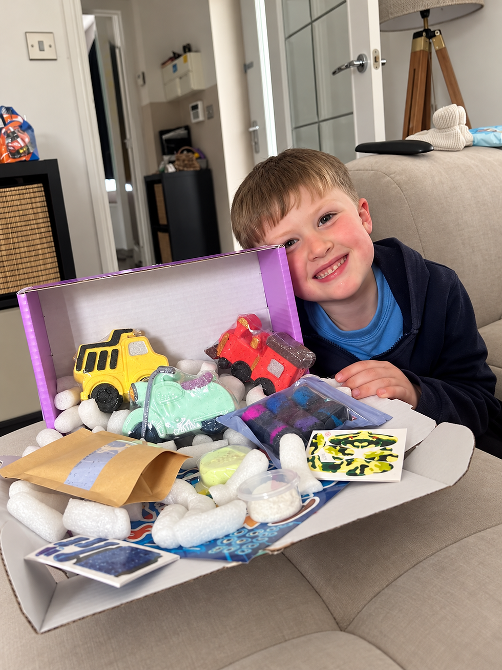 Thumbnail: Big Yellow Dumper Truck Kids’ Bath Bomb