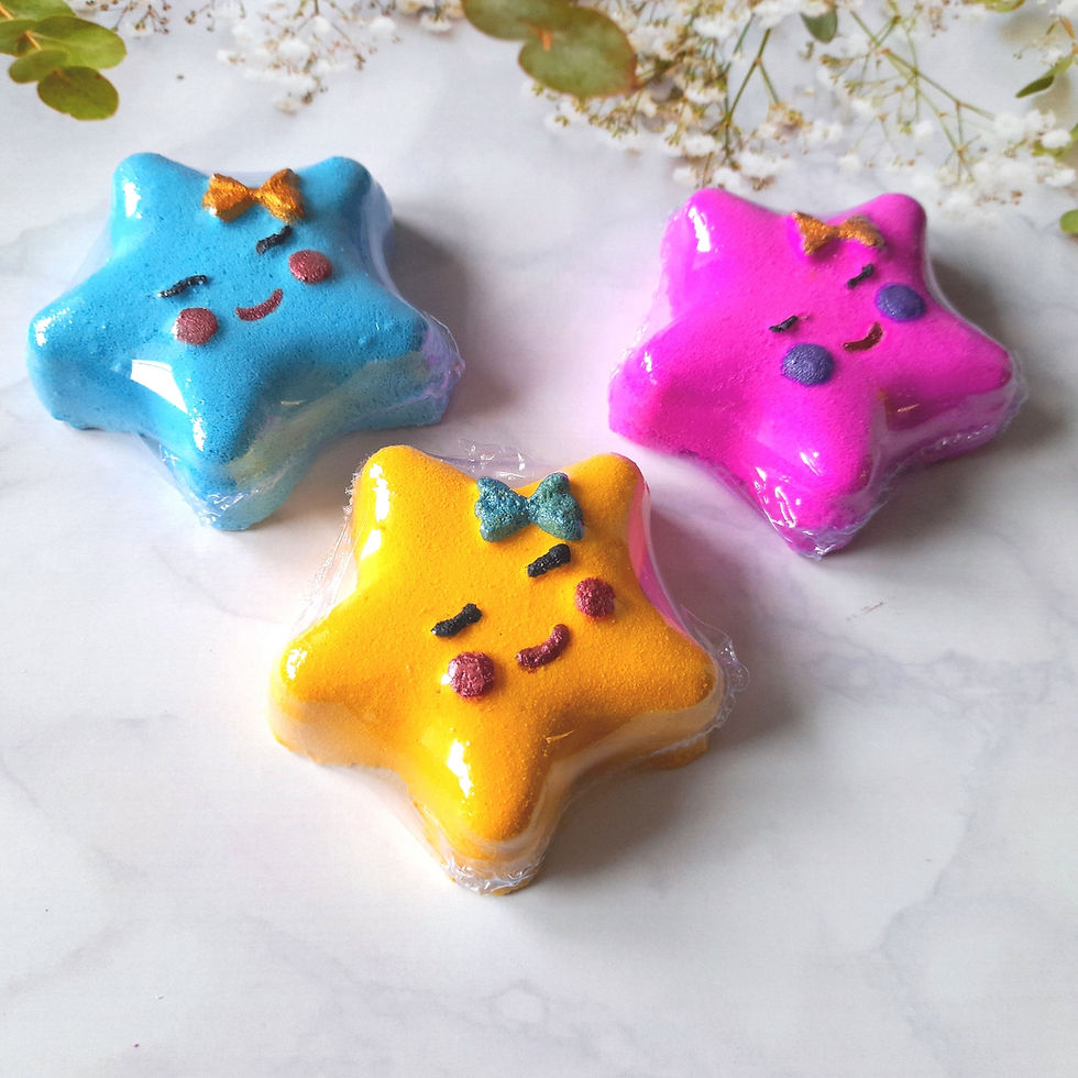 Thumbnail: Wee Star Bath Bomb for Kids | Small Colourful Sensitive Skin Bath Bomb