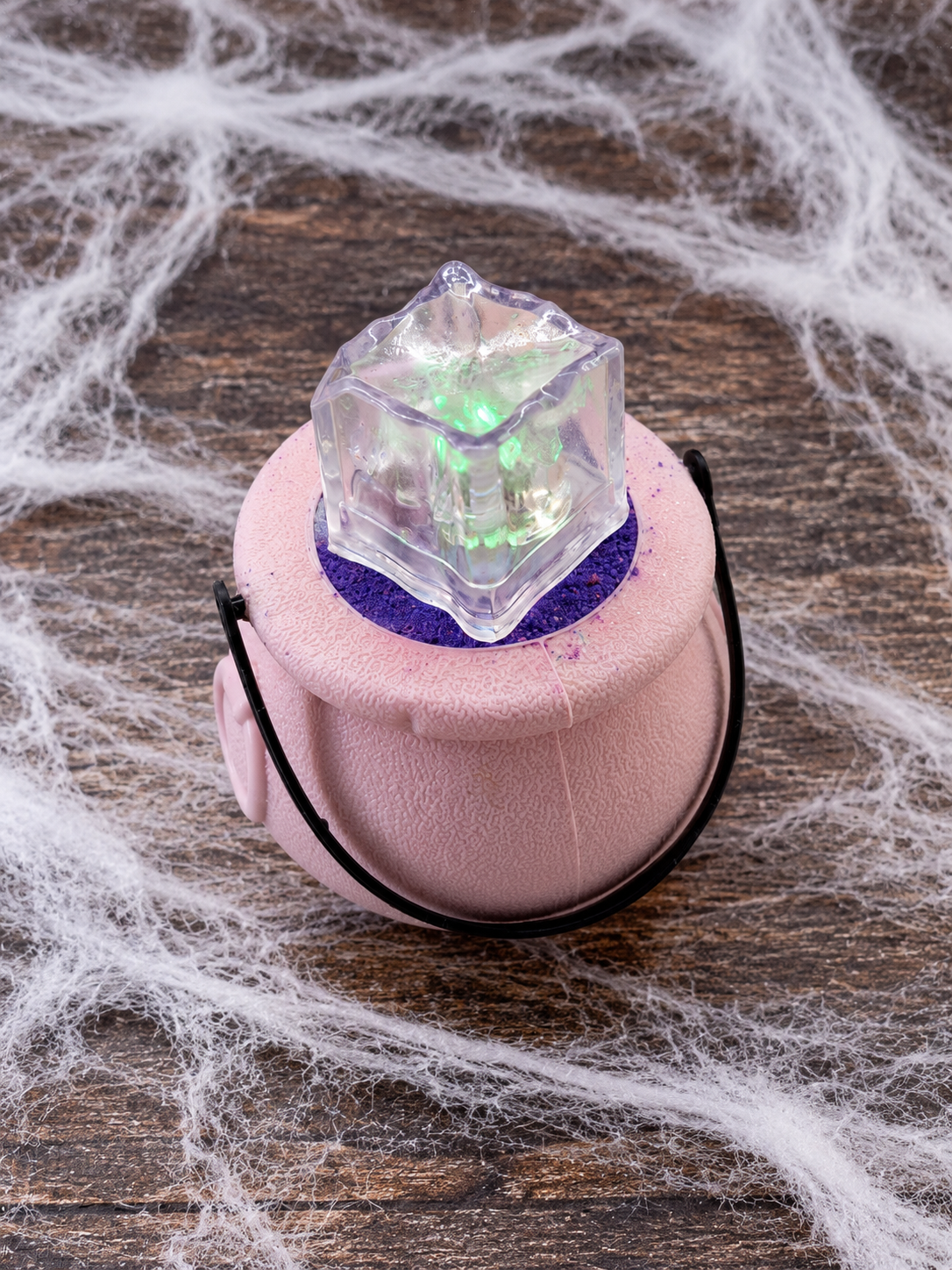 Light-Up Pink Cauldron Bath Bomb for Kids | Disco Potion