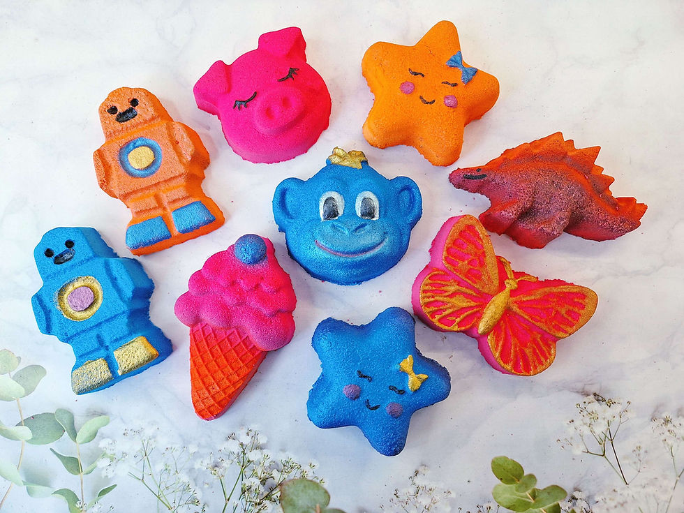 Thumbnail: Wee Star Bath Bomb for Kids | Small Colourful Sensitive Skin Bath Bomb