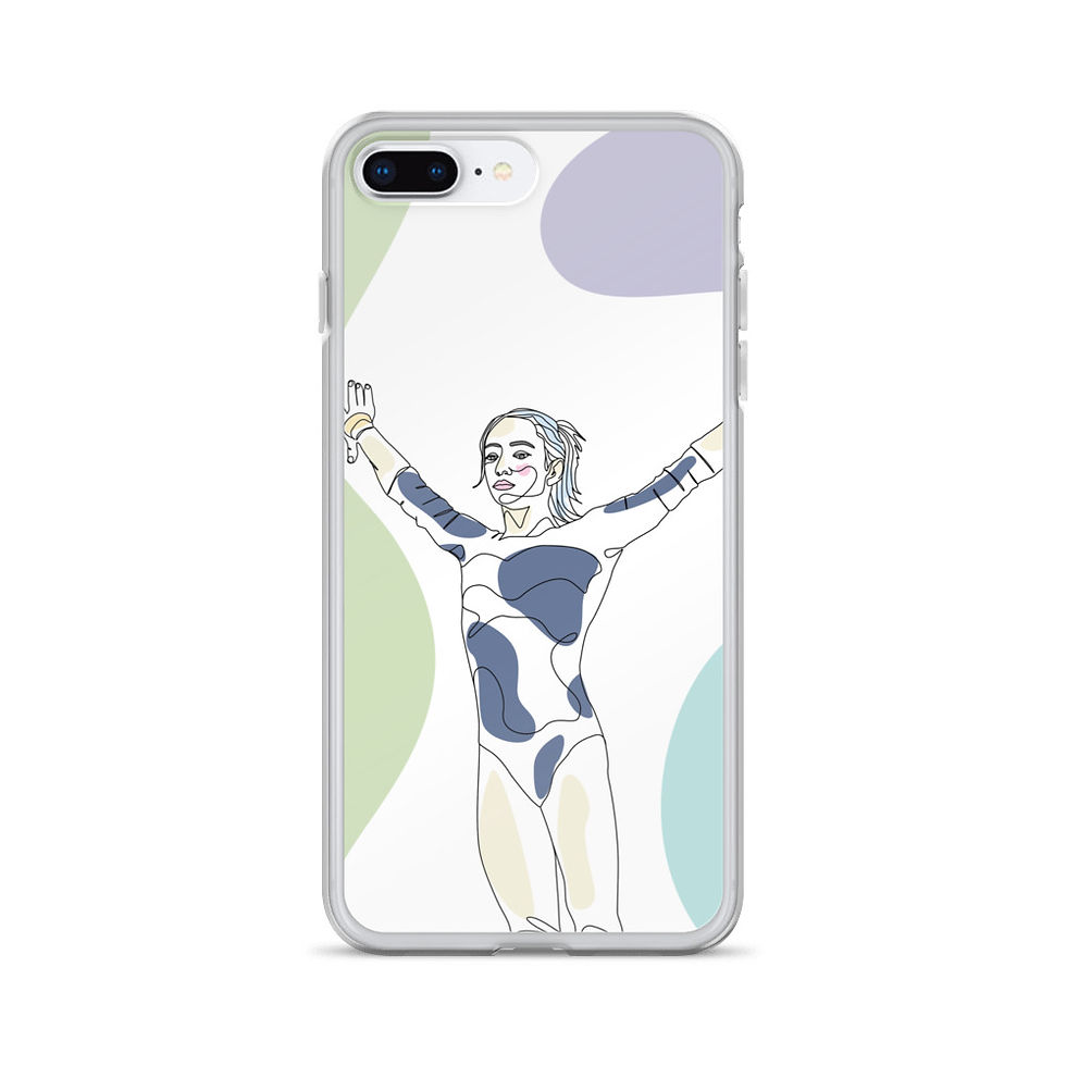 Thumbnail: Drawn Gymnast iPhone Case