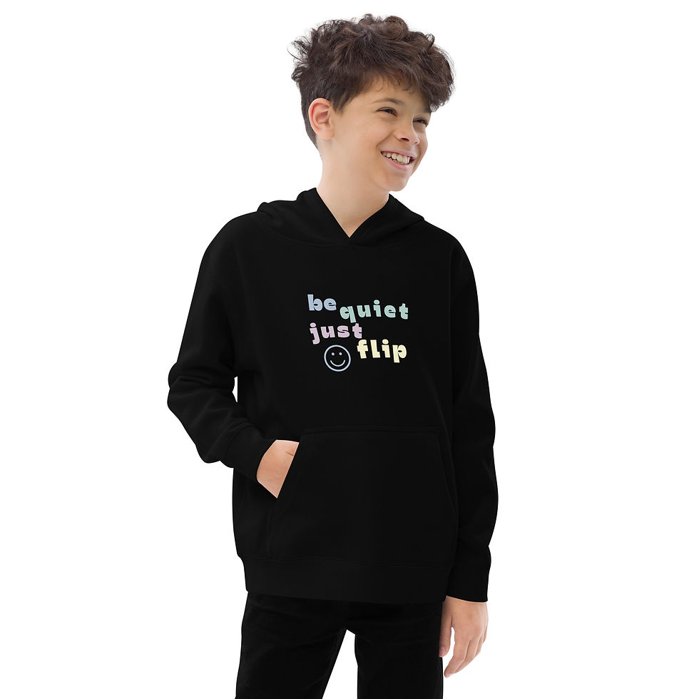 Thumbnail: Be Quiet Just Flip Kids Hoodie (Pastel)