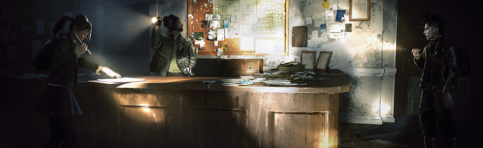 Midnight Watch: Horror lobby concept art by BullRun Digital