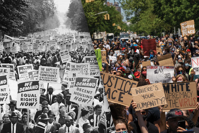 Protests for Justice, Then & Now