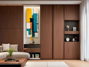 Seamless Secrets: Innovative Ways to Conceal Doors Within Living Room Feature Walls