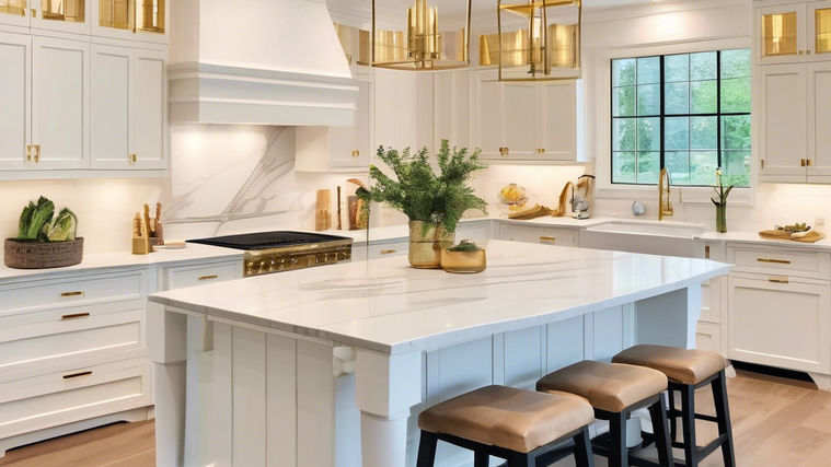 White Traditional 'shaker' Kitchen