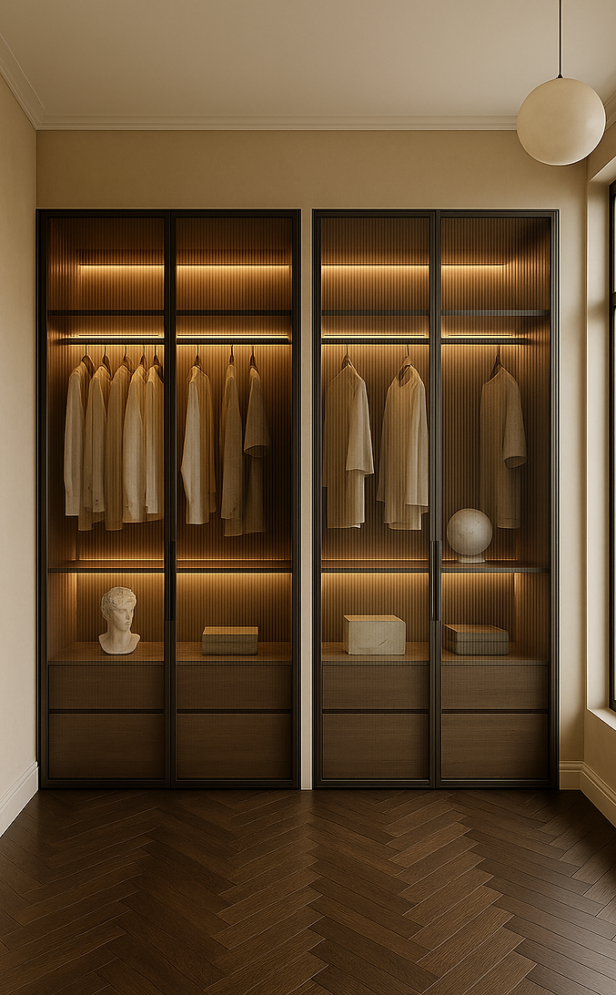 smoked-glass-wardrobe