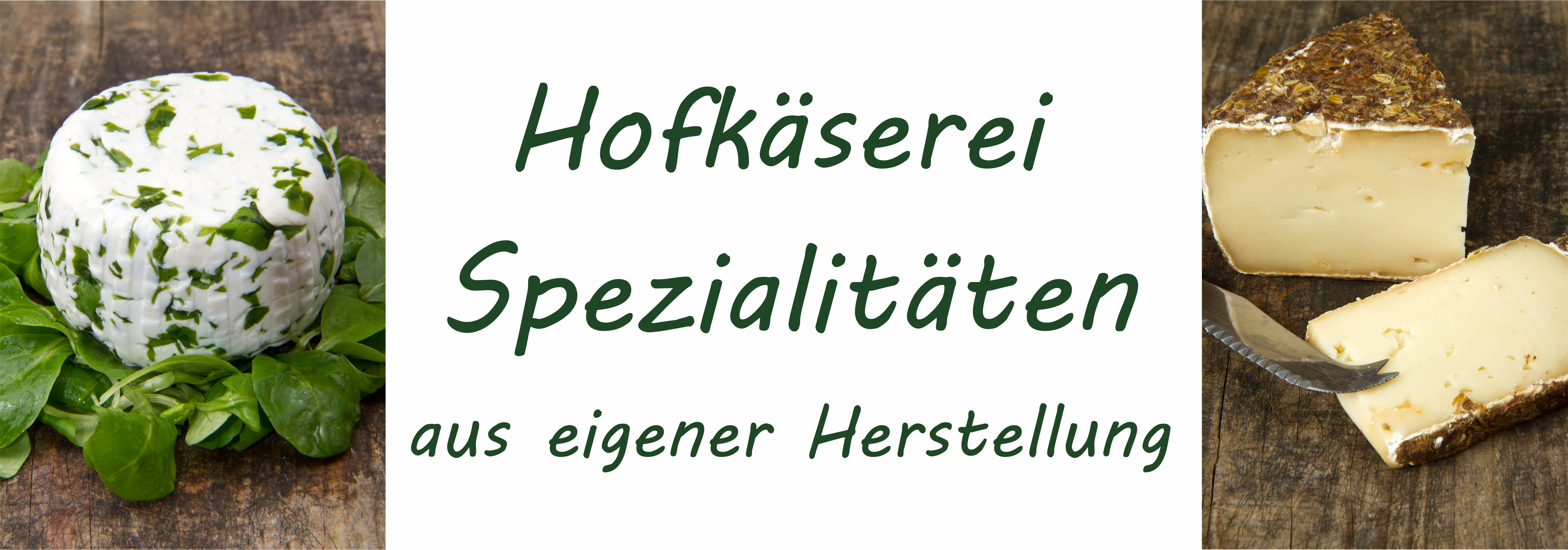 Werbebanner Hofkäserei