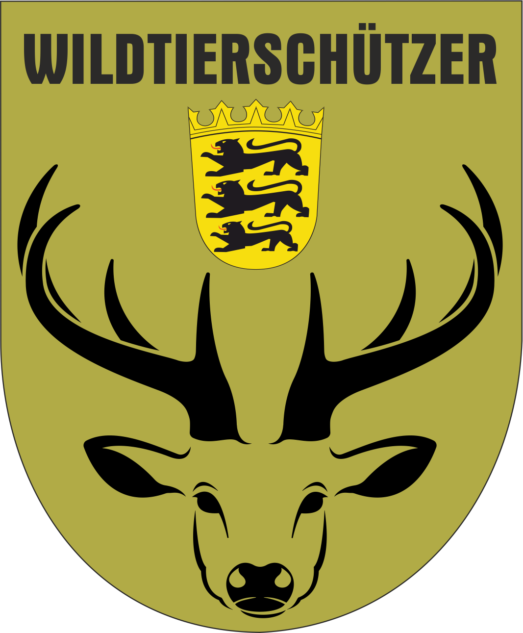 Aufkleber Wildtierschützer Hirsch 4