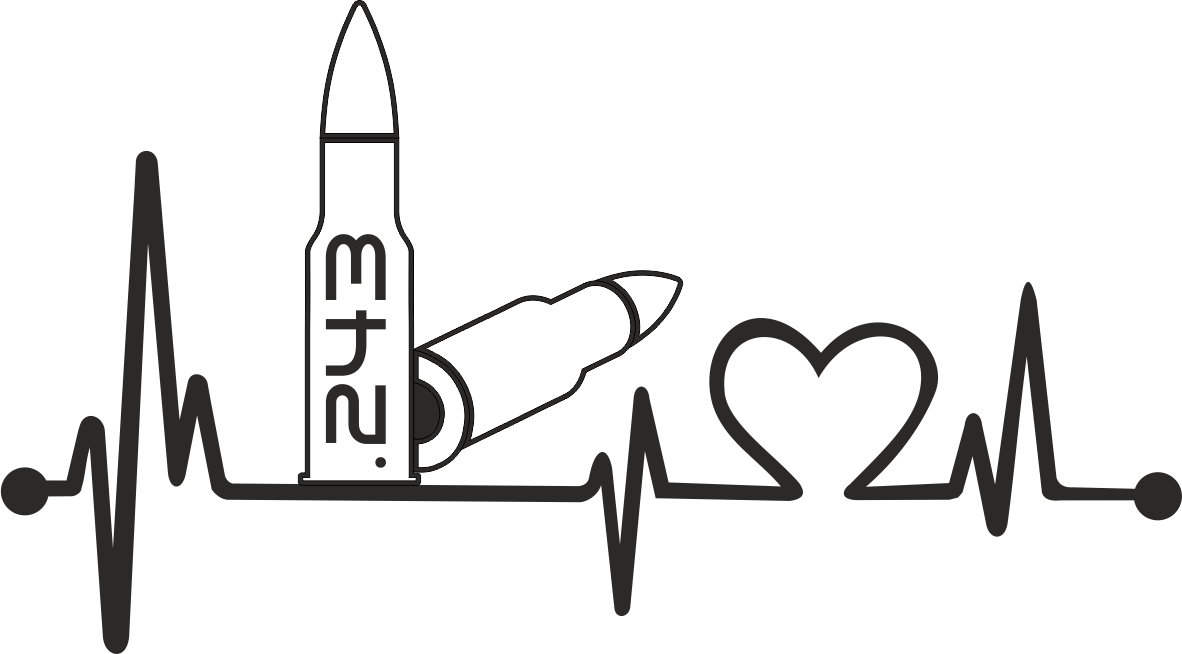 Herzlinien Aufkleber .243