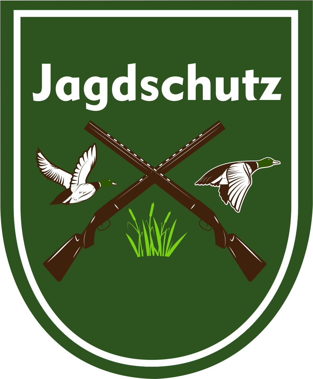 Aufkleber Jagdschutz Enten