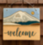 Welcome Sign MOUNT RAINIER