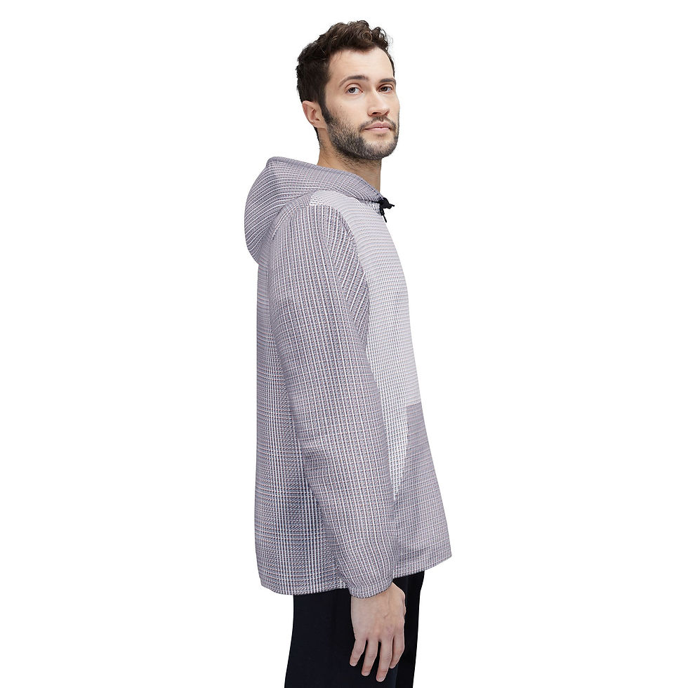 Thumbnail: Tomball Soo Bah Do Logo Pattern Adult Windbreaker