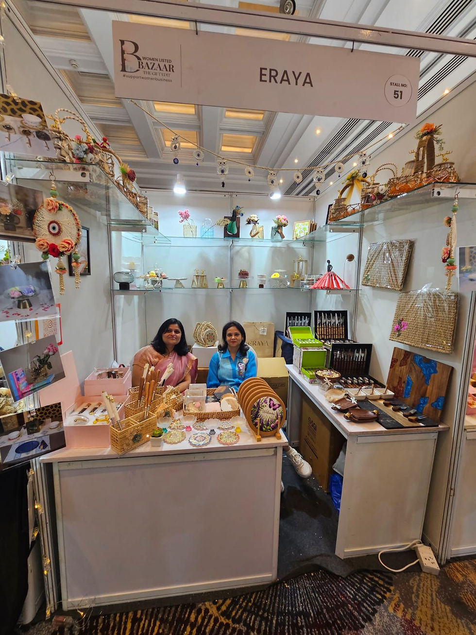 Team Eraya - Anjali and Alaknanda at Women Listed Bazaar.jpeg
