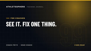 For Coaches: Spotting Common Squat Faults Fast