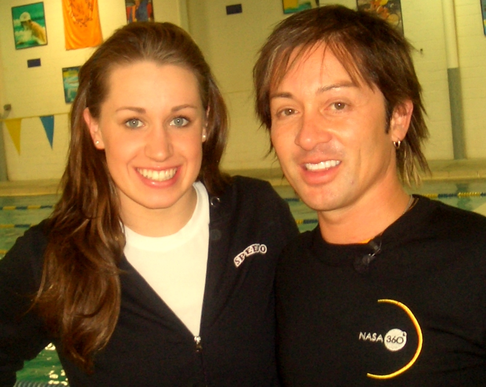 Johnny Alonso and Katie Hoff