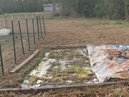 Farm prep for Spring during the Winter
