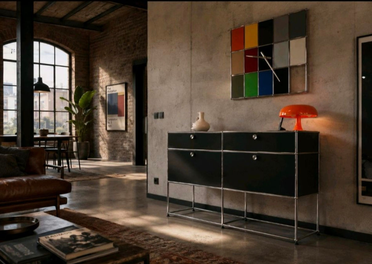 USM Haller Sideboard schwarz