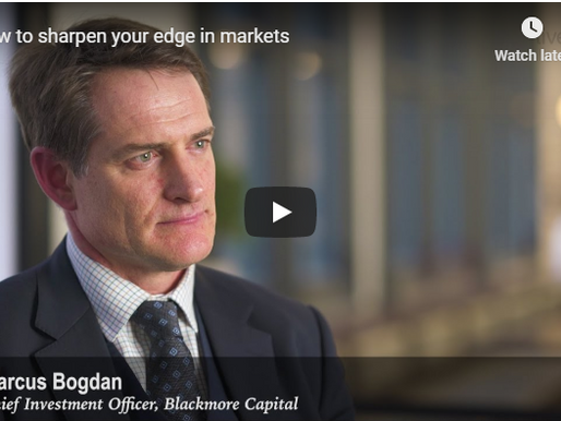 How to sharpen your edge in markets