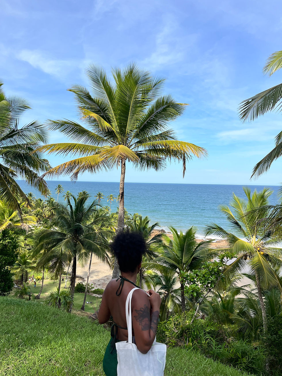 woman on vacation at the beach