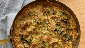 קיש מקלתית תפוחי אדמה במילוי כרישה ותרד