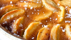 טארט דבש מלוח ותפוחים מקורמלים