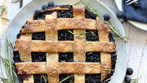 פאי אוכמניות עם דבש ורוזמרין