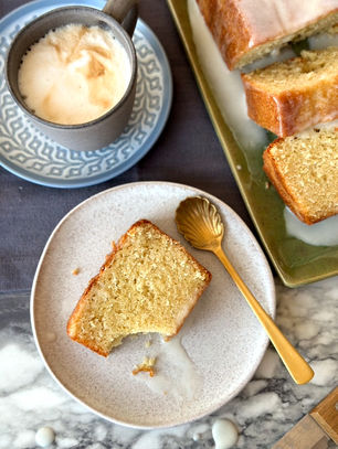 עוגה בחושה לימון וג'ינג'ר