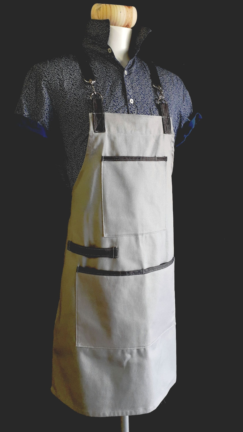 Thumbnail: Barista Grey Apron 