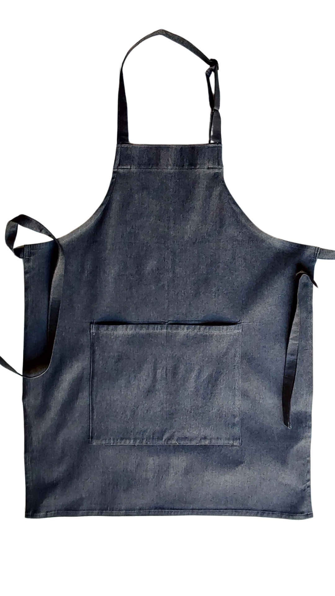 Full bib - charcoal denim