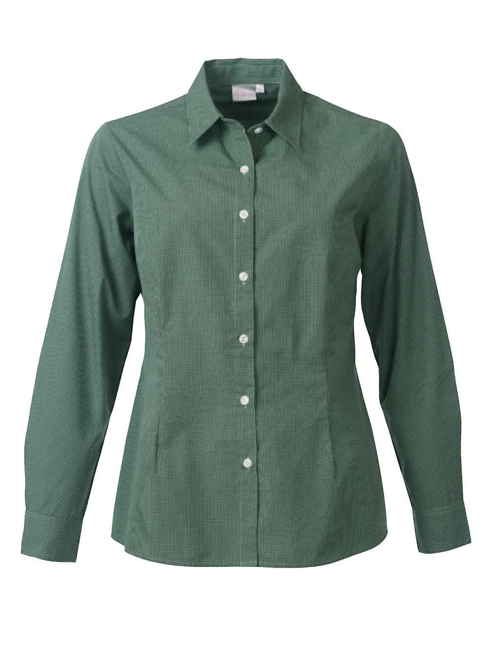 Thumbnail: Ladies Sloane Minimal Check K262 L/S Blouse