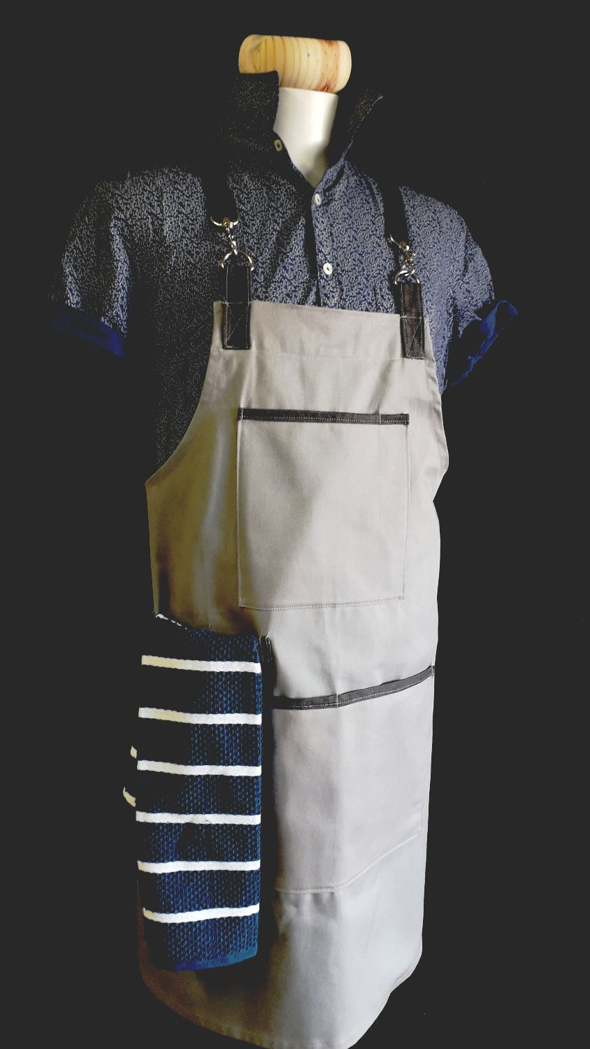 Thumbnail: Barista Grey Apron 