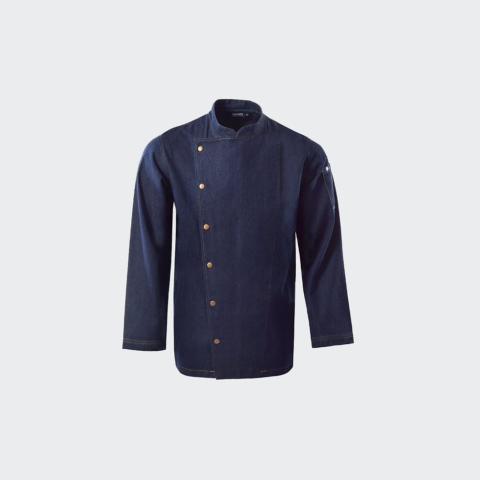 Chef Jacket - Rhodes Denim Long Sleeve