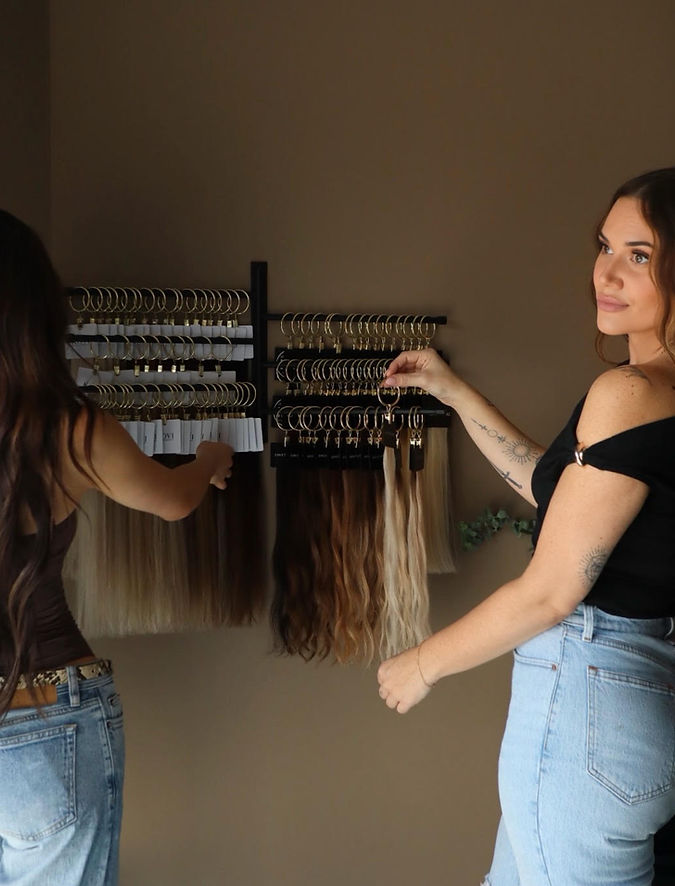 hair swatches