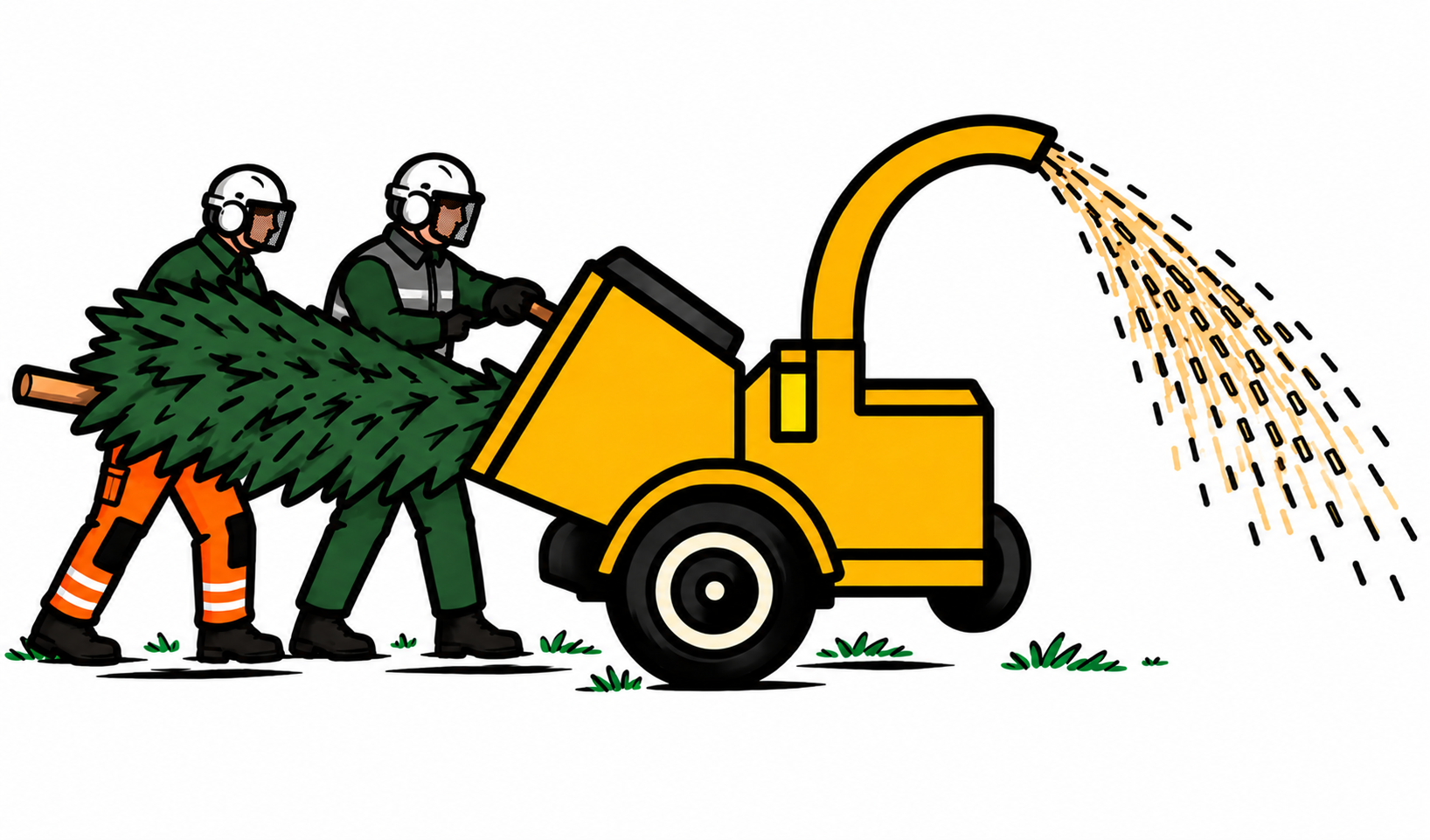 Collection & Chipping of Tree (6FT AND UNDER) ** within 20 miles Petersfield **