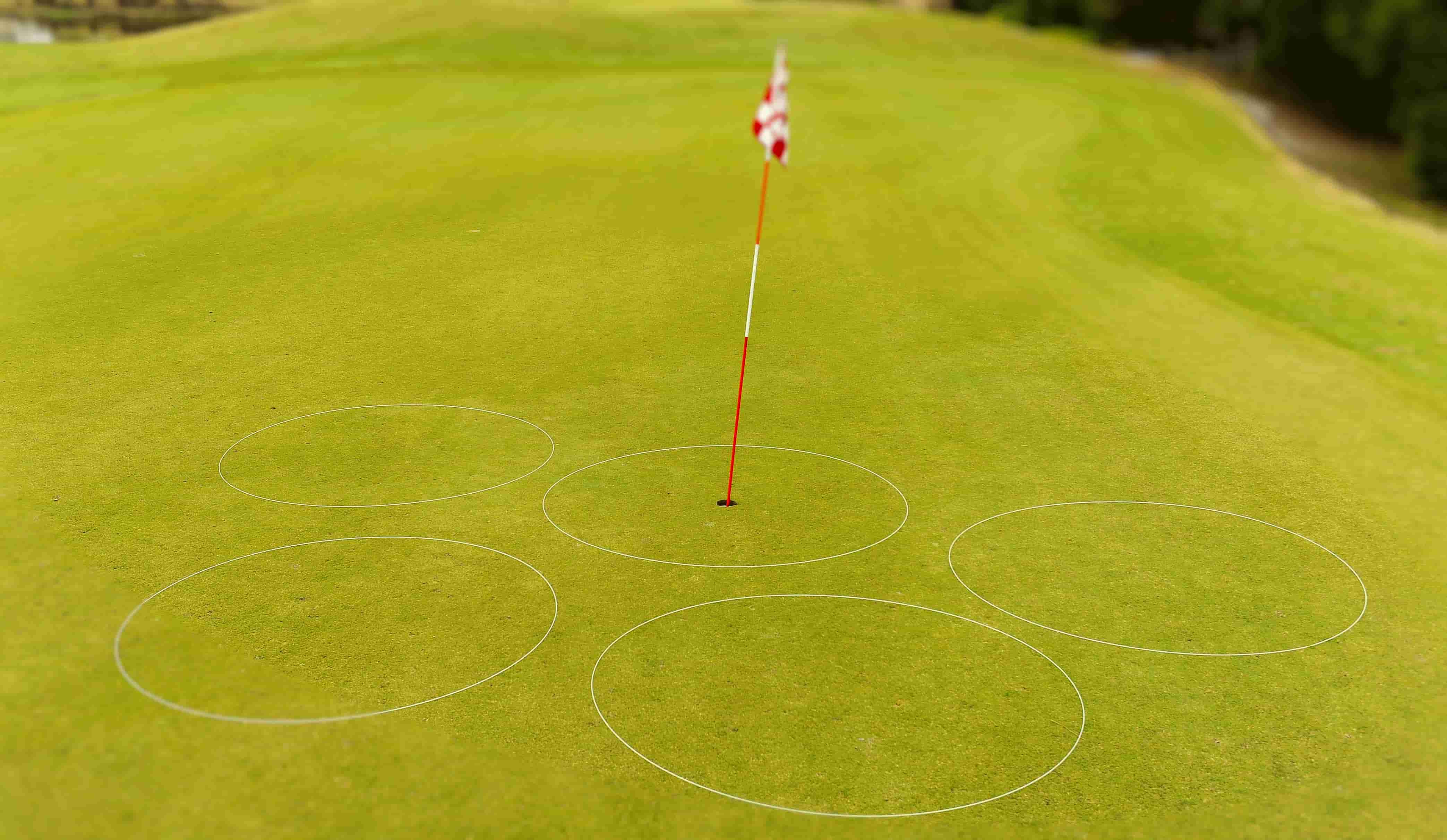 golf target circles