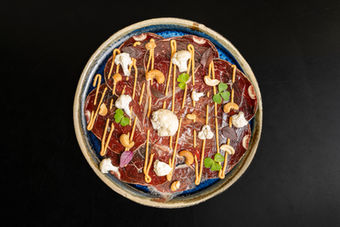 plat dans un restaurant à montpellier