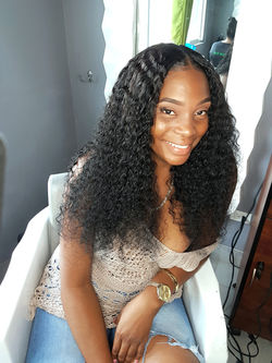 Sew in with leave out