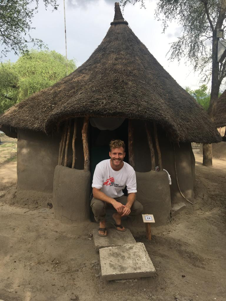 Tom Pieper at work for Doctors Without Borders