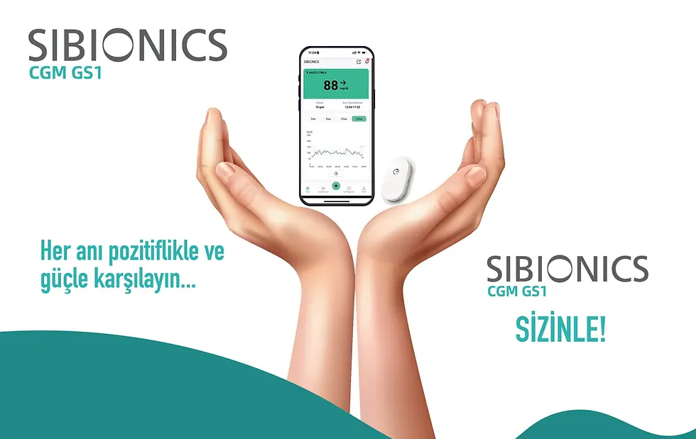 Küçük resim: Sibionics  Sürekli Glukoz Ölçüm Sensörü GS1