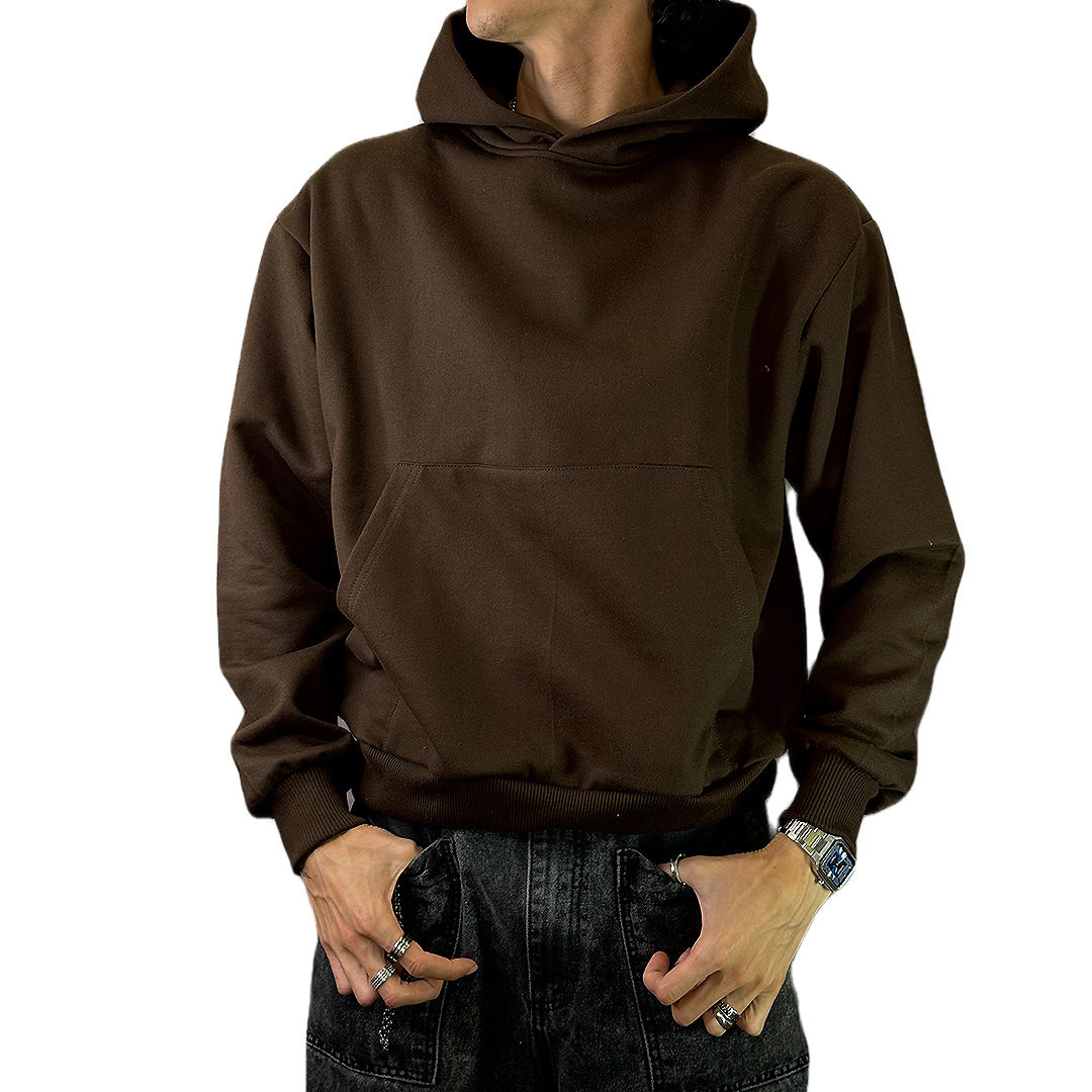 Hoodie Blanko unicolor