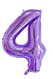 Thumbnail: Purple 40"Number Balloons