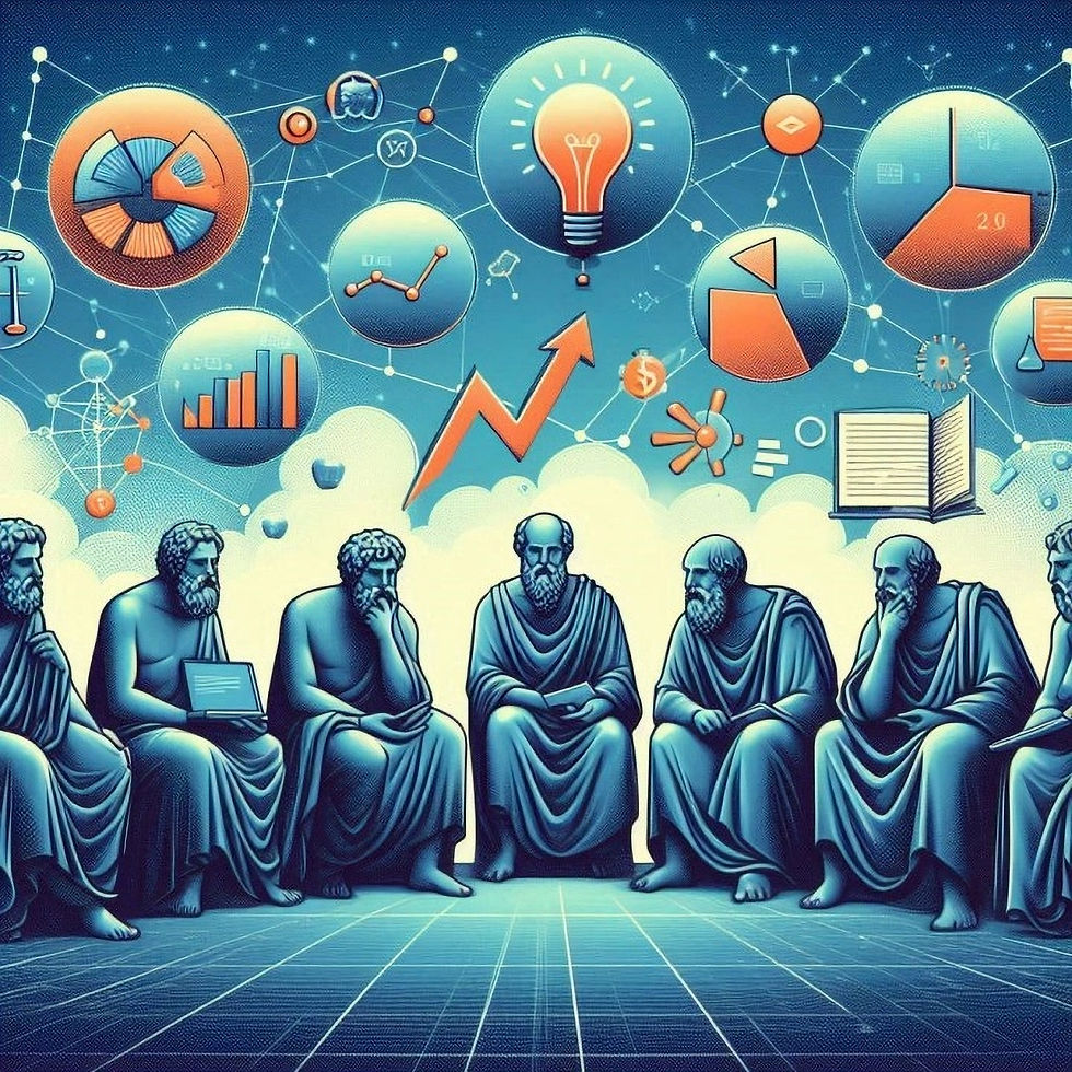 An Image of Data Science Ethics created by AI