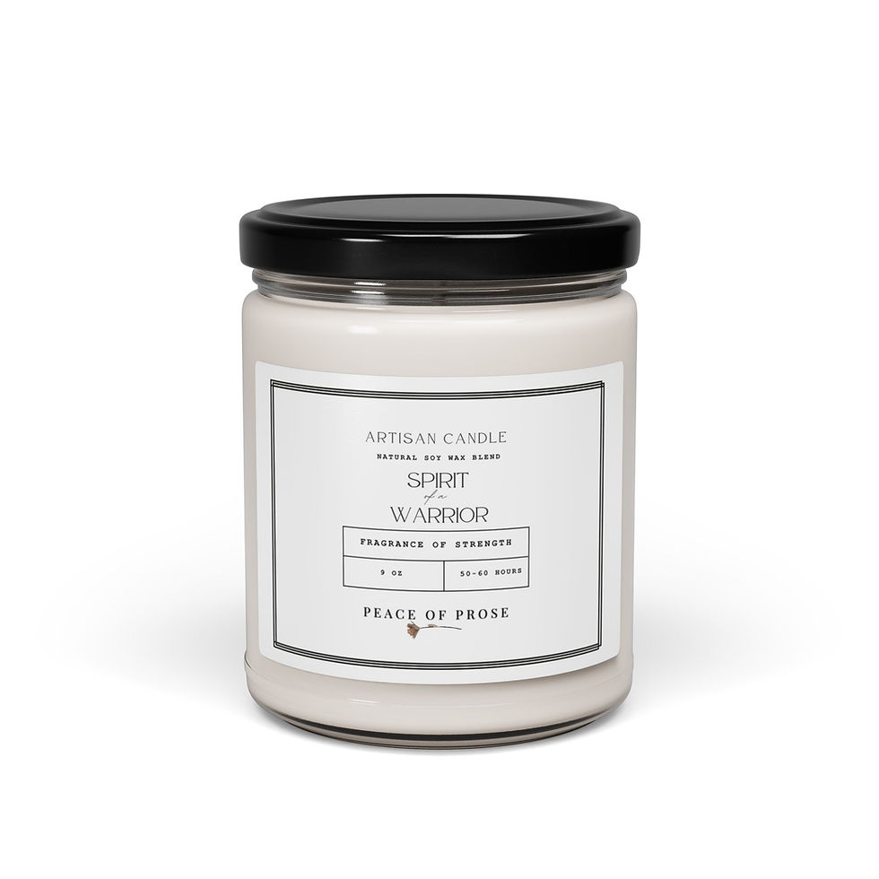 Thumbnail: "Spirit of a Warrior" Verse - Scented Soy Candle, 9oz