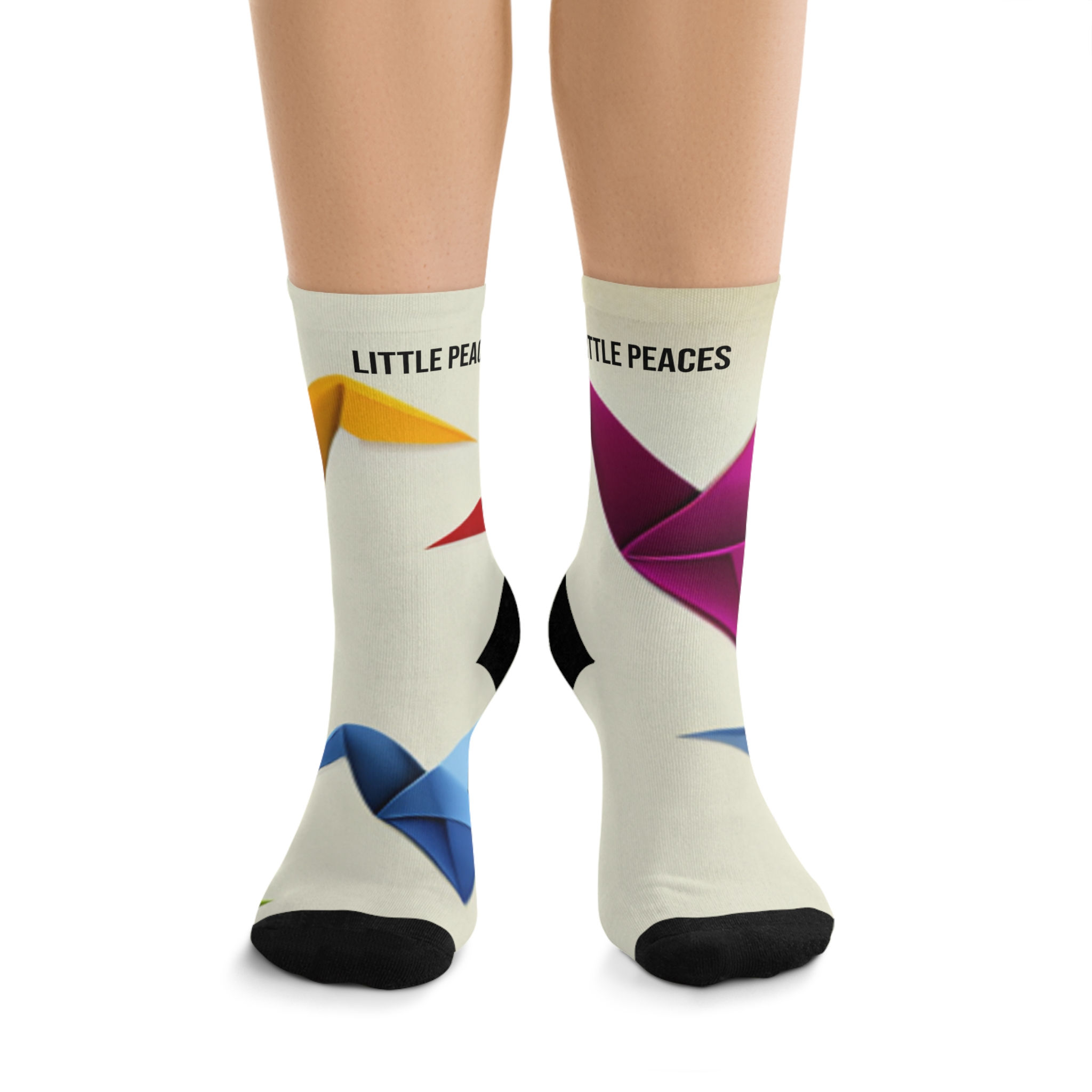 Little Peaces Adult Crew Socks